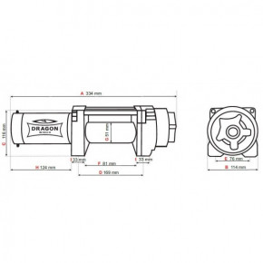     Dragon Winch DWH 3000 HD synthetic (dwh30hdl) 4