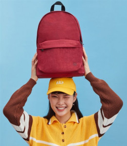  RunMi 90 Points Youth College Backpack Deep Red 15L 4