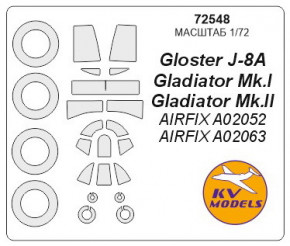  KV Models Gloster Gladiator (KVM72548)