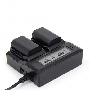   LCD-USB dual charger ( Ruibo brand) for LP-E6 3