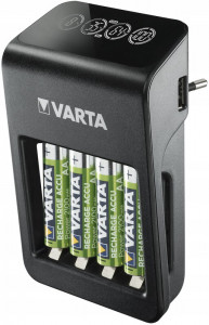   Varta LCD PLUG CHARGER+ (57687) +4x2100mAh, AA/AAA/, LCD, 4+1 , Blister