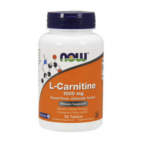  NOW L-Carnitine 1000 mg purest form 50 tab