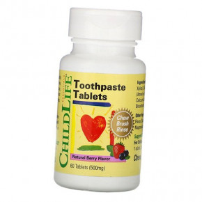     ChildLife Toothpaste Tablets 60  (43514001)