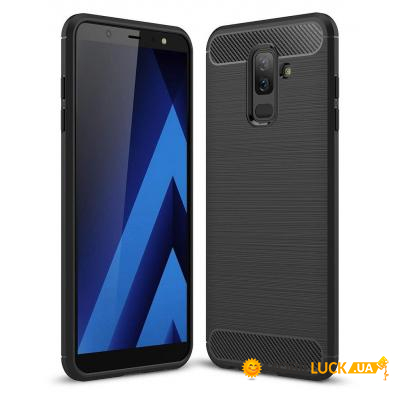    Laudtec Samsung A6 Plus 2018/A605 Carbon Fiber Black (LT-A605F)
