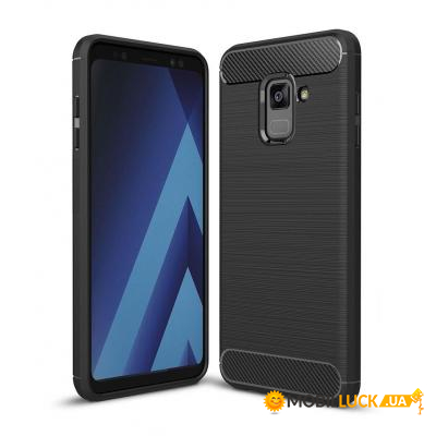    Laudtec Samsung Galaxy A8 2018 Carbon Fiber Black (LT-A73018B)