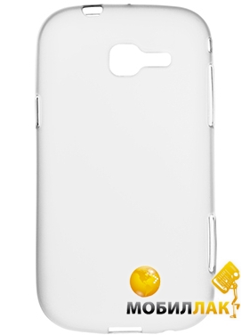  Drobak Elastic PU  Samsung Galaxy Trend S7390 White lear (216082)