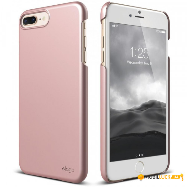    Elago iPhone 8 Plus/7 Plus Slim Fit 2 Case Rose Gold (ES7PSM2-RGD-RT)