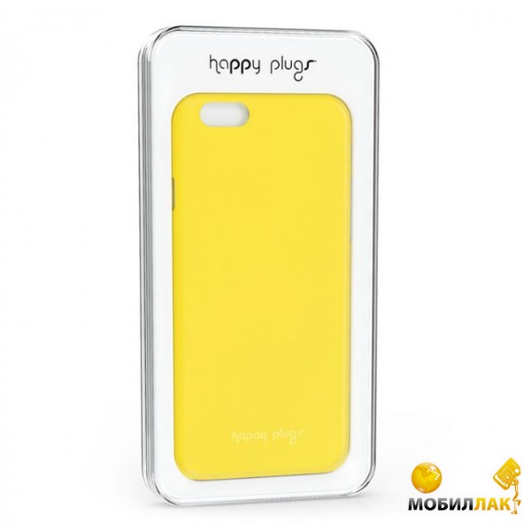 - Happy Plugs Ultra Thin Yellow for iPhone 6 (8865)