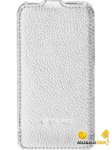  Melkco Jacka leather case  HTC One V T320e, white (O2ONEVLCJT1WELC)