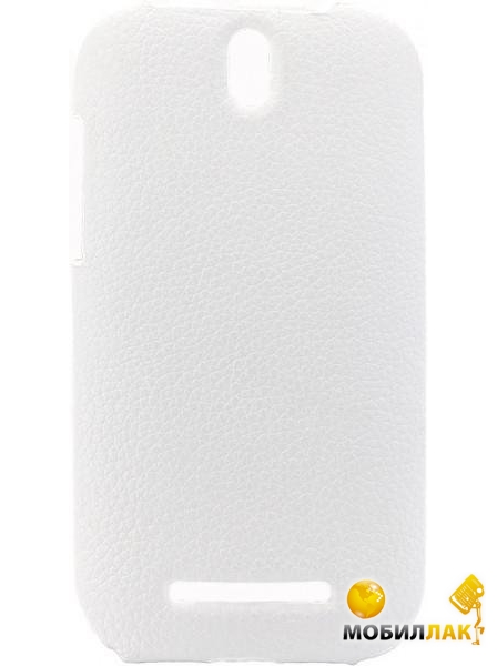 Melkco Snap leather cover  HTC Desire SV, white (O2DSSVLOLT1WELC)