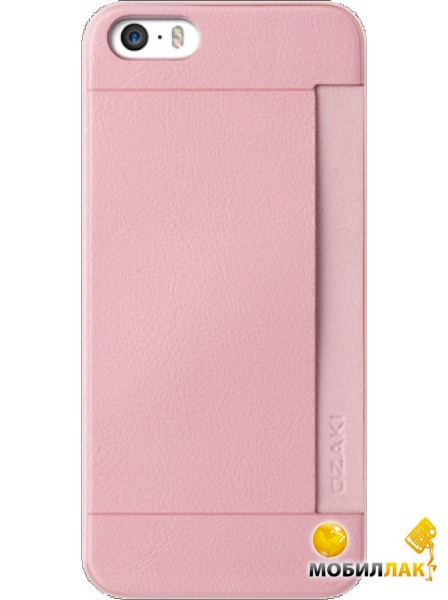   iPhone 5/5S Ozaki O!coat 0.3 + Pocket Pink (OC547PK)