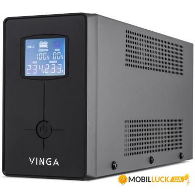    Vinga LCD 600VA metal case with USB+RJ11 (VPC-600MU)