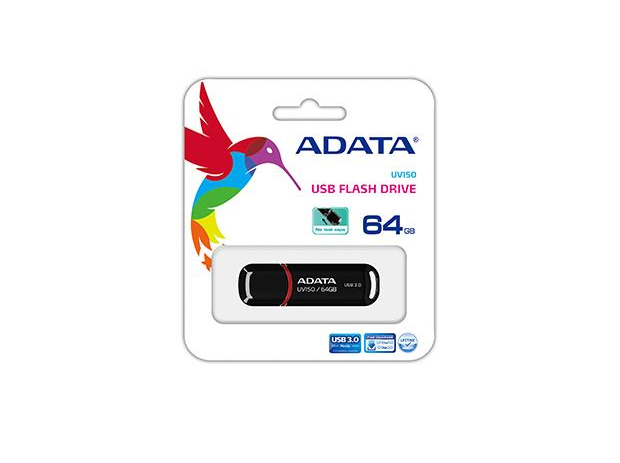  A-Data 64GB USB 3.0 UV150 Black (AUV150-64G-RBK)