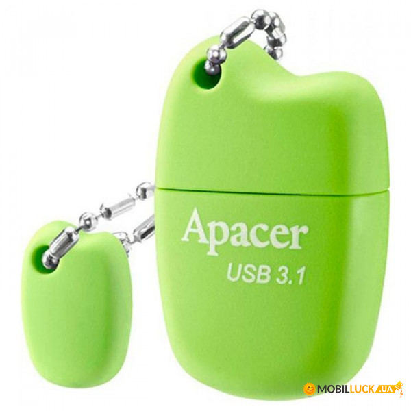 - Apacer 64GB AH159 USB 3.1 Green (AP64GAH159G-1)