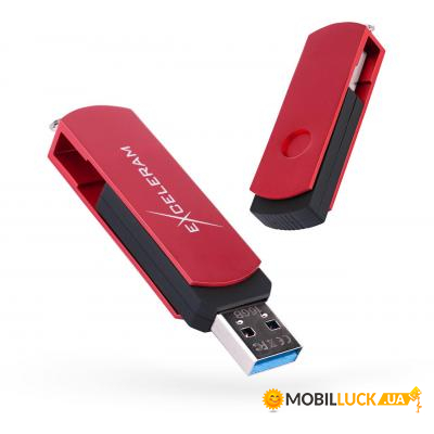 - eXceleram 16GB P2 Series USB 3.1 Gen 1 Red/Black (EXP2U3REB16)