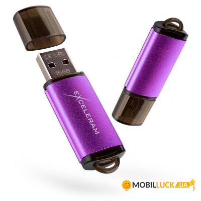   eXceleram 32GB A5M MLC Series Purple USB 3.1 Gen 1 (EXA5MU3PU32)