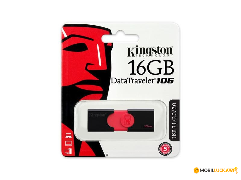  Kingston 16GB USB 3.0 (DT106/16GB)