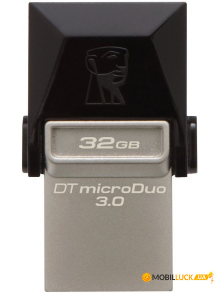  USB Kingston DataTraveler MicroDuo OTG USB 3.0 32Gb Black
