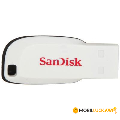 - Sandisk Cruzer Blade 16GB USB 2.0 White (SDCZ50C-016G-B35W)
