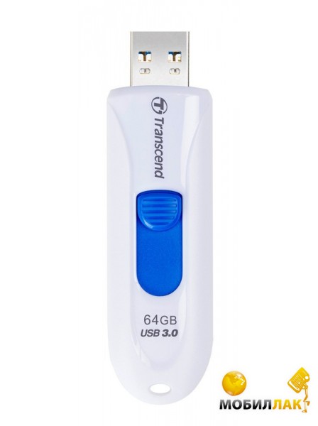 Флешка USB 3.0 Transcend JetFlash 790 64GB White (TS64GJF790W)