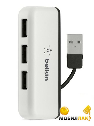 USB HUB Belkin 2.0 Travel Hub ,   White (F4U021bt)
