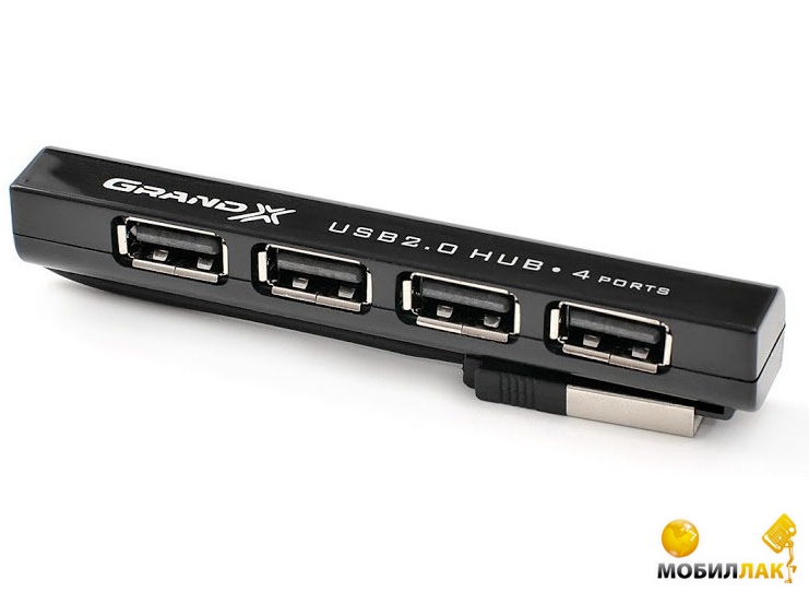 USB HUB Grand-X Travel 4 , 480 / (GH-402)