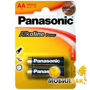  Panasonic Alkaline Power AA BLI 2