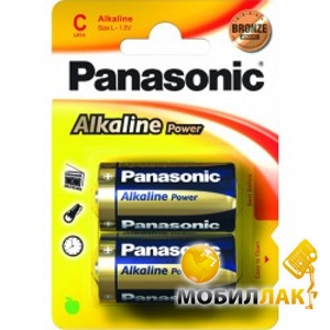  Panasonic Alkaline Power C BLI 2