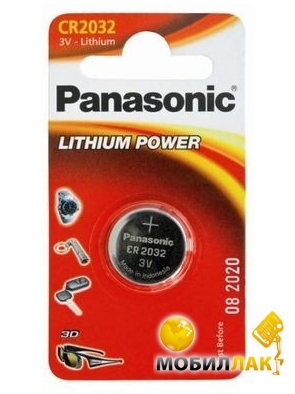  Panasonic CR 2032 BLI 1 Lithium