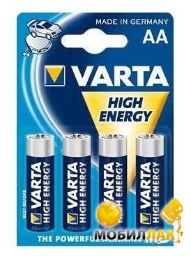  Varta High Energy AA BLI 4 Alkaline