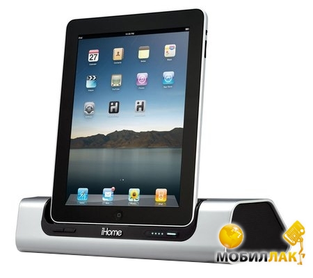- iHome iD9 Portable App-friendly Rechargeable Speaker System for iPad/iPhone/iPod (iD9SVE)