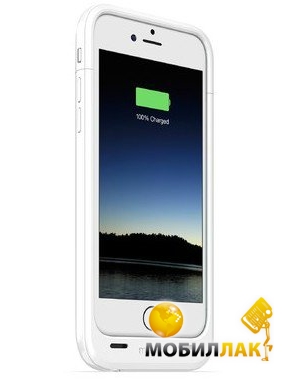   Mophie Juice Pack Plus Case White 3300 mAh  iPhone 6 4.7 (3072-JPP-IP6-WHT)