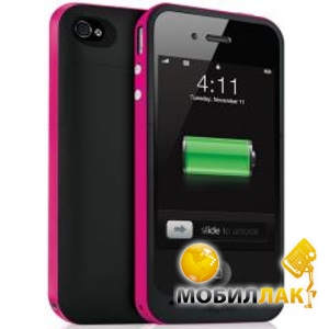    Mophie Juice Pack Plus  iPhone 4/4s pink 2000 mA