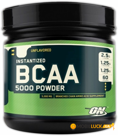  BCAA Optimum Nutrition USA Instanized BCAA 5000 Powder 345 