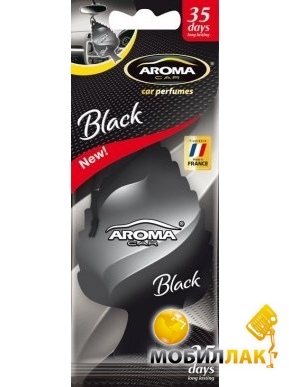  Aroma Car Leaf Black (252)