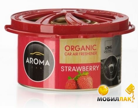 Aroma Car Organic 40g Stawberry (550)