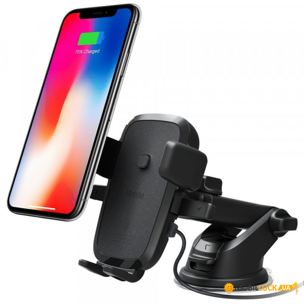    iOttie Car and Desk Holder Qi Wireless Fast Charging Mount Easy One Touch 4 (HLCRIO134)