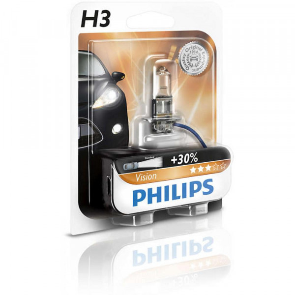   Philips H3 Vision, 3200K, 1/ 12336PRB1