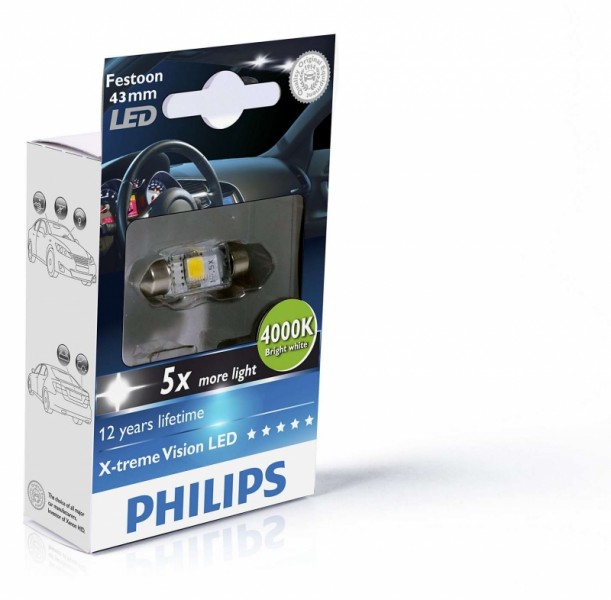  Philips X-treme Vision Festoon C5W (128596000KX1)