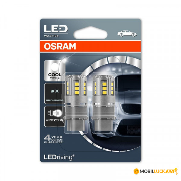   OSRAM 3547CW P27/7 12V W2.1X9.5d 6000K 2pcs. blister,