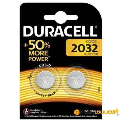  Duracell CR 2032 / DL 2032 2 (5004349)