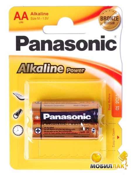  Panasonic Alkaline Power LR06 2./.