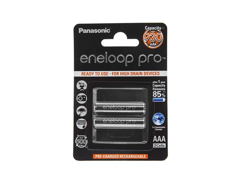  Panasonic Eneloop Pro AAA 930 mAh 2BP (BK-4HCDE/2BE)