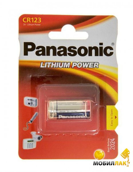  Panasonic CR 123 BLI 1 Lithium