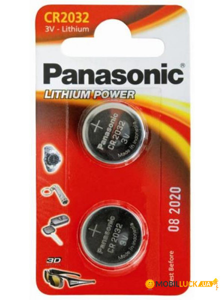  Panasonic CR 2032 BL 2 