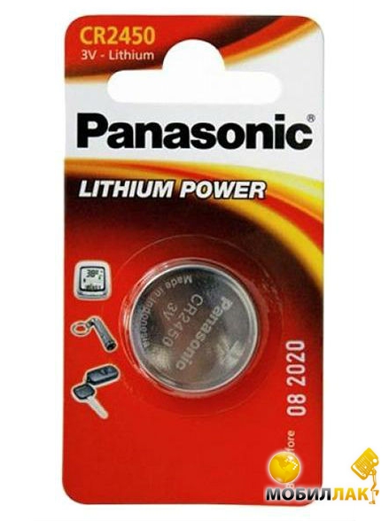  Panasonic CR 2450 BLI 1 Lithium