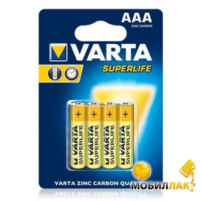 Varta Superlife Zinc-Carbon x 4 (2003101414)