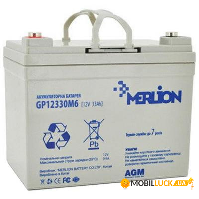    Merlion 12V-33Ah (GP12330M6)