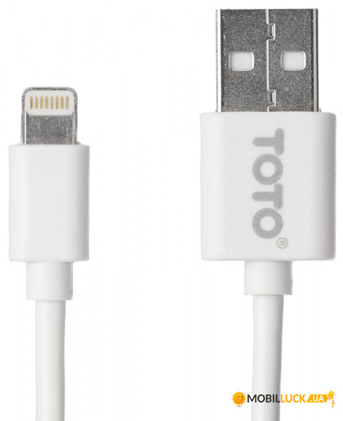  Toto TKG-55 Charging USB cable Lightning 0,2m White