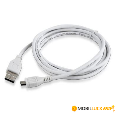 Cablexpert USB - Micro USB 1.8  White (CCP-mUSB2-AMBM-6-W)